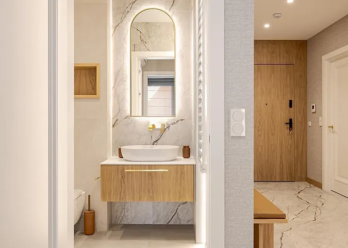 Penthouse Brabank Japandi Luxury Sauna, Fitness & Parking By Grandview Gdaňsk