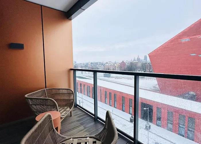 Apartmán Penthouse Brabank Japandi Luxury Sauna, Fitness & Parking By Grandview Gdaňsk